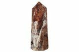 Polished, Red Chaos Brecciated Jasper Tower - Madagascar #210289-1